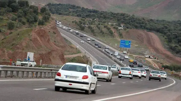 ترافیک سنگین در جاده های شمال کشور