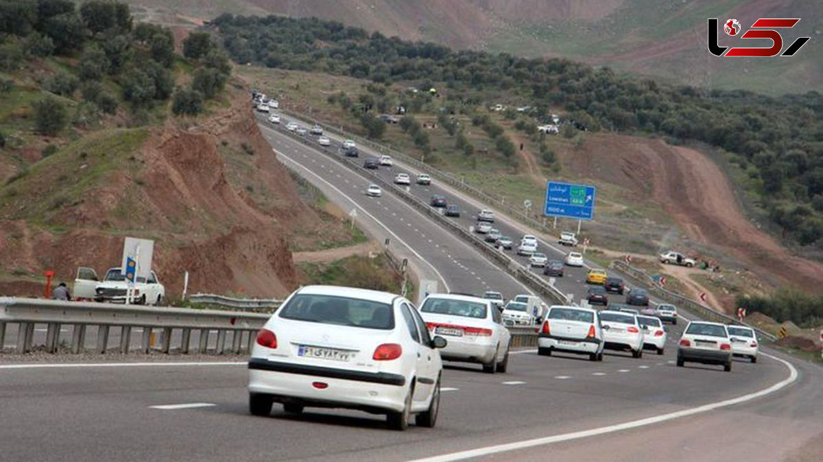 ترافیک سنگین در جاده های شمال کشور