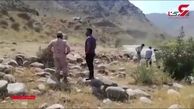 تلاش برای یافتن راننده‌ یک کامیون که به رودخانه ارس سقوط کرده است +فیلم