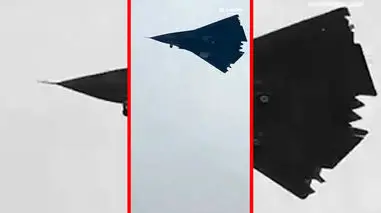 فیلم تست جنگنده جی ۳۶ چین در آسمان