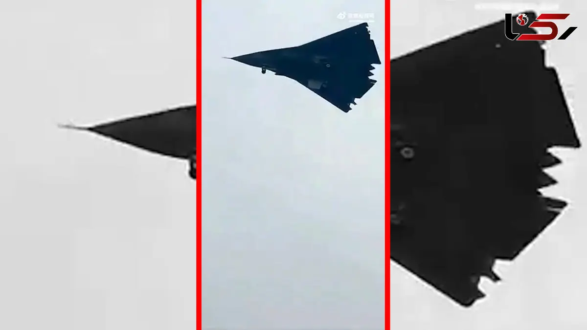 فیلم تست جنگنده جی ۳۶ چین در آسمان