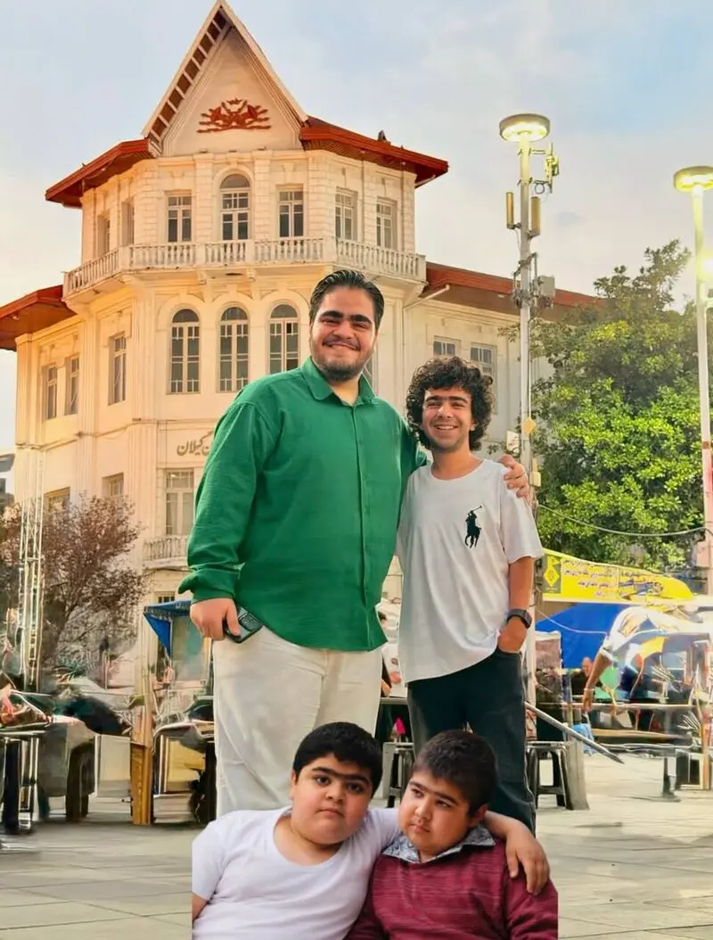 عکس | قاب غافلگیرکننده بهروز «پایتخت» با آقاجعفر «نوروز رنگی» در رشت