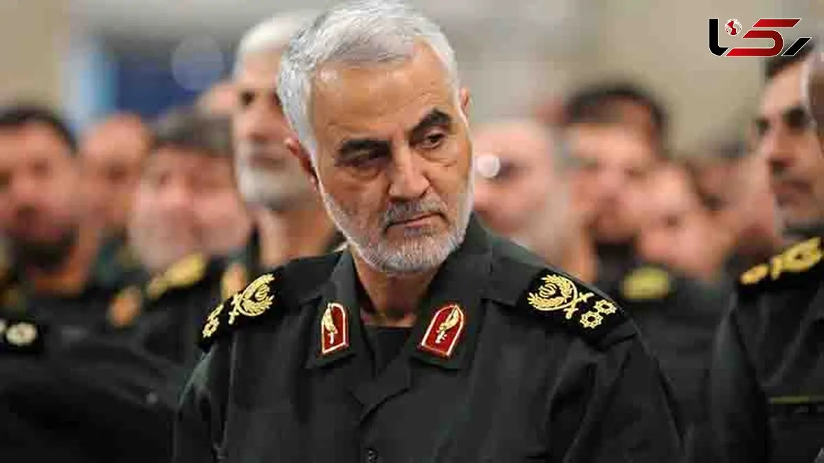 ماجرای دست سردار سلیمانی و نقشه ایران + عکس
