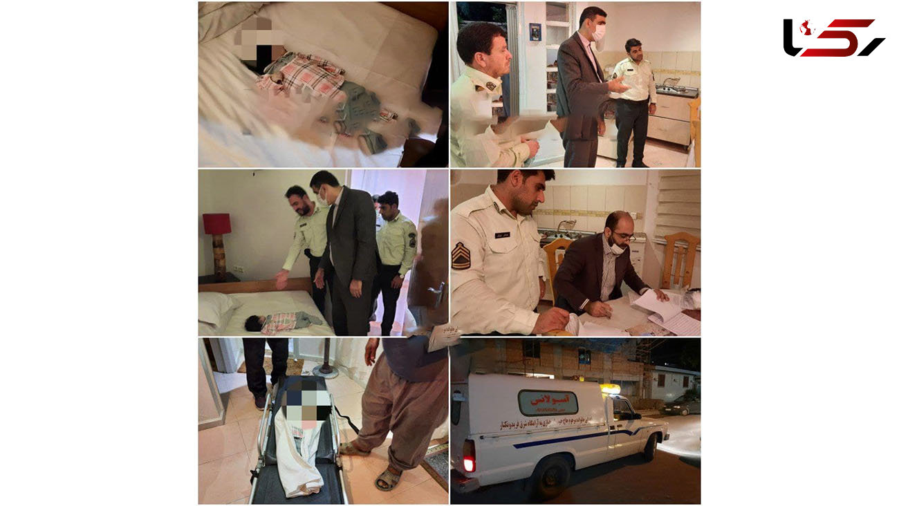 عکس پیدا شدن جسد نوزاد 2 ماهه تهرانی در خانه ویلایی فریدونکنار +عکس