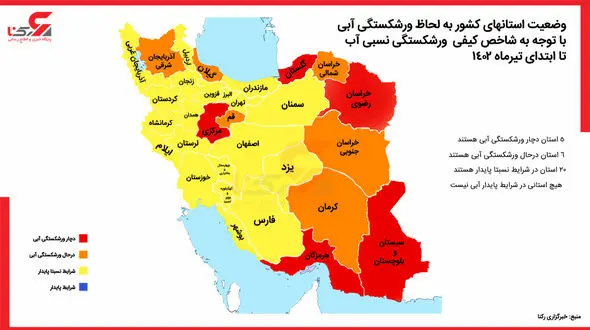 هم اکنون 21 میلیون ایرانی گرفتار با فقر آبی‌ اند /  14 میلیون ایرانی با فلاکت آبی رو به رو شده اند