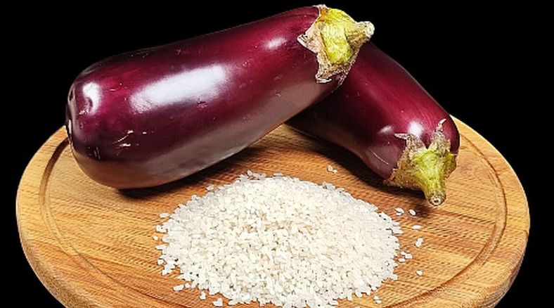 شام رژیمی ساده با برنج و بادمجان: طرز تهیه در 15 دقیقه