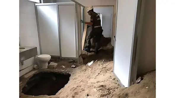 سرقت هالیوودی از یک بانک / تونل 25 متری از سرویس بهداشتی عمومی تا بانک+عکس