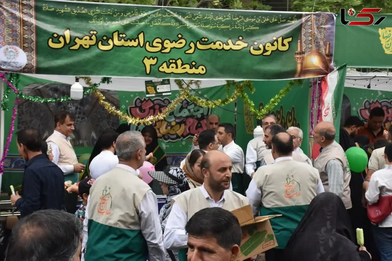 برپایی موکب خادمیاران رضوی منطقه ۳