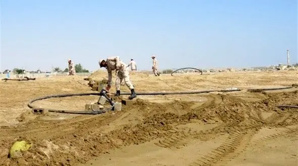 راز لوله های پر از سوخت تا دریا در قشم فاش شد