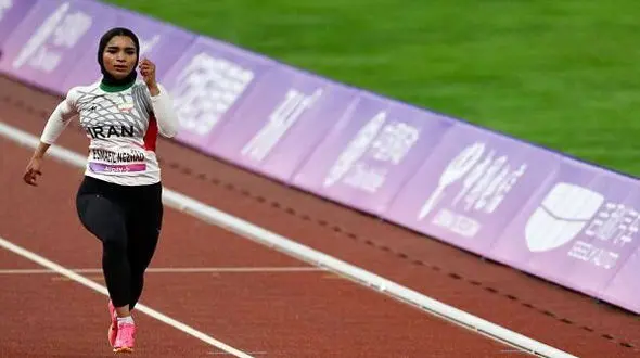 قهرمانی حمیده اسماعیل‌نژاد در مسابقات دوومیدانی قزاقستان