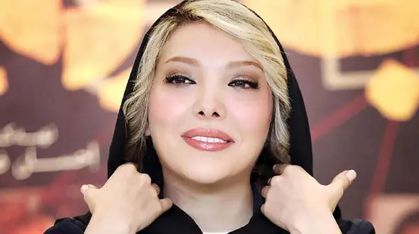 ملوسی چهره صدف اسپهبدی با چشم های آبی اش / با این شکل و شمایل خوش تیپ تر از همه شده !