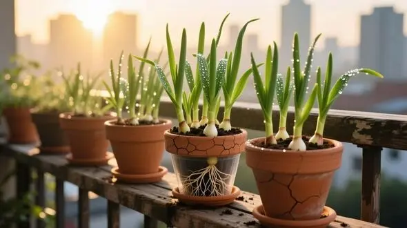 آموزش کاشت سیر در خانه؛ از یک حبه تا یک گلدان سیر تازه