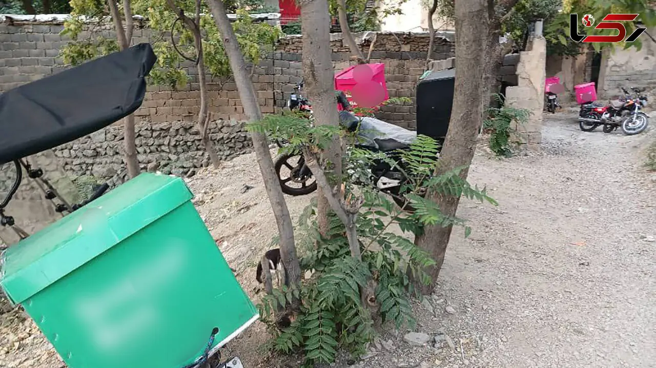 این محله‌ تهران به تصرف پیک‌های موتوری ها در آمده است / خانه ها اکثرا فاقد ایمنی است + فیلم