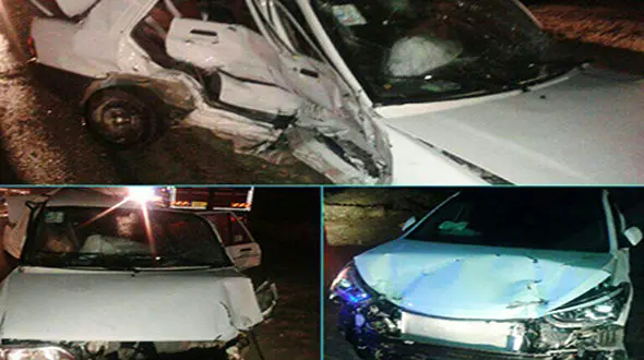 تصادف خونین ۳ خودروی سواری در محور بجنورد+عکس