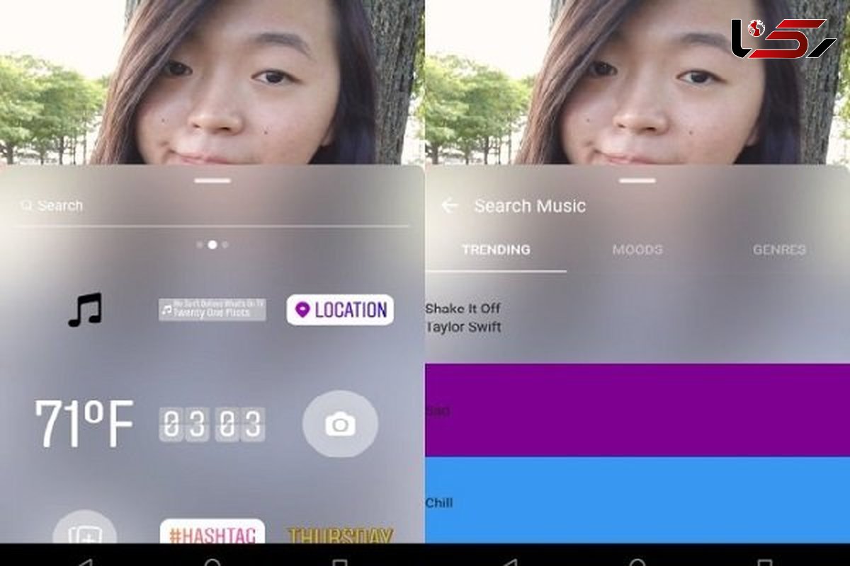 موسیقی به استوری اینستاگرام اضافه می شود
