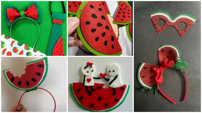 کاردستی نمدی به مناسبت شب یلدا