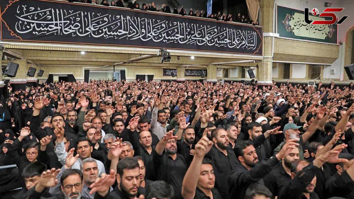 مراسم عزاداری امام حسین (ع) در حسینیه امام خمینی برگزار شد