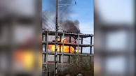 فیلم لحظه انفجار انبار باشگاه بدنسازی  در نوشهر / صدای انفجار در چالوس هم شنیده شد