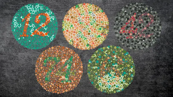  آیا شما کور رنگی دارید؟ /  این تست را انجام بدهید ! + تصویر
