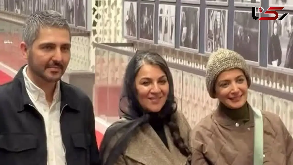 فیلم / تیپ و استایل بازیگران در اکران مردمی آنسوی حصارهای لاله زار / از تیپ مونوکرم ستاره اسکندری تا کاپشن خلبانی و کلاه بافت الهام کردا  و ...