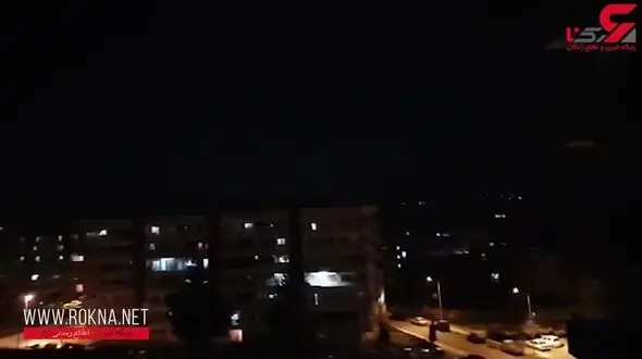 فیلم حمله موشکی به مراکز نیروی قدس سپاه ایران در سوریه / موشک ها به زمین نرسید