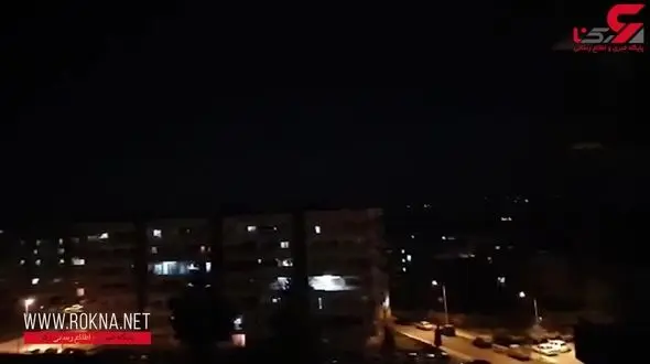 فیلم حمله موشکی به مراکز نیروی قدس سپاه ایران در سوریه / موشک ها به زمین نرسید