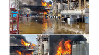 18 عکس از آتش سوزی هولناک پالایش نفت بندرعباس