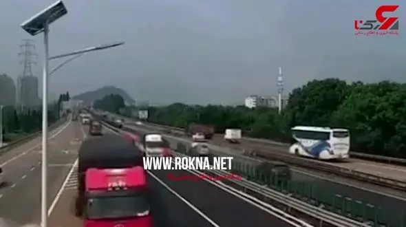 فاجعه وحشتناکی که یک راننده رقم زد+ فیلم