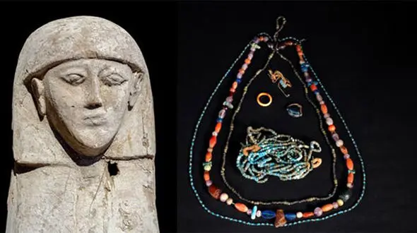 بقایای اسکلت نوعروس 15 ساله همراه کلی جواهرات پیدا شد + عکس / مصر