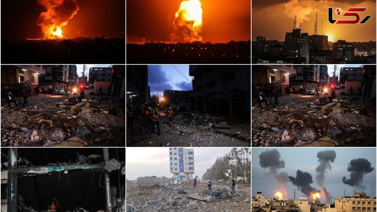 فیلمی وحشتناک از بمباران غزه و وحشت فیلمبردار