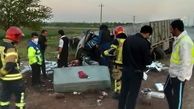 واژگونی یک دستگاه بنز10تن در اتوبان قزوین-زنجان ، دو مصدوم بر جای گذاشت     