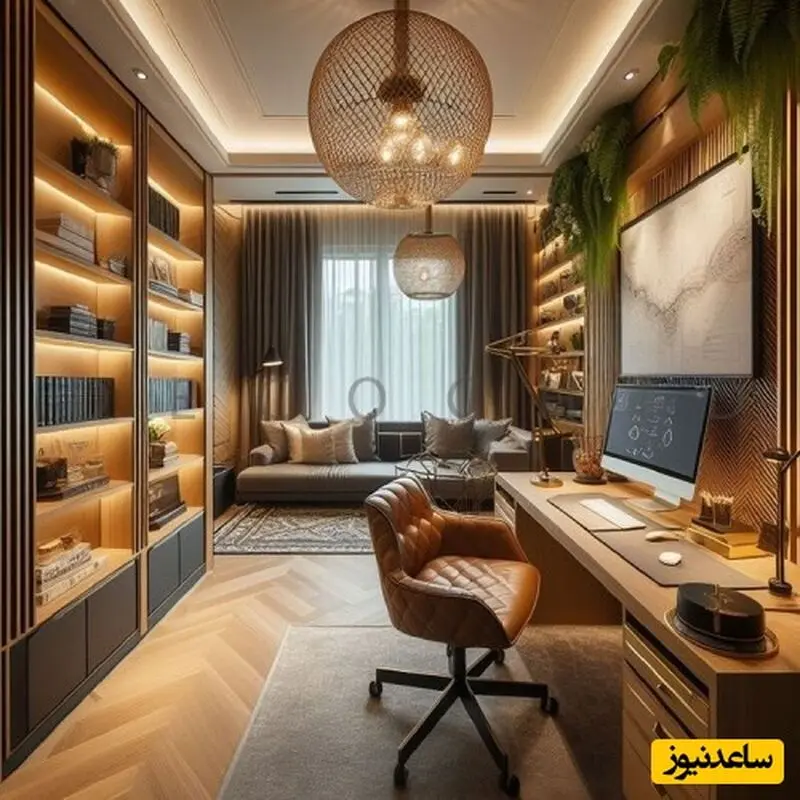 چیدمان اتاق مطالعه