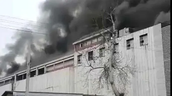 فیلم آتش سوزی مجتمع تجاری الماس شرق + فیلم 