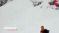 صحنه های باورنکردنی از انتقال اجساد مسافران هواپیما با اسکی در شیارهای خطرناک کوه + فیلم دلهره آور