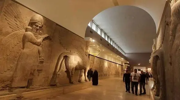 تخریب آثار باستانی عراق به دست داعش + فیلم