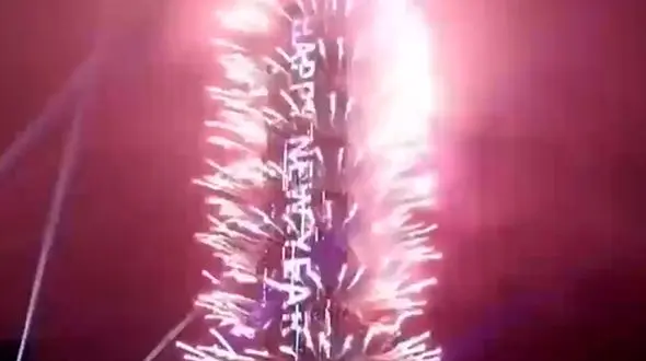 گوشه هایی از جشن سال نو در جهان + فیلم