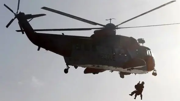 سقوط هلیکوپتر امداد و نجات/ سرنوشت نامعلوم 3 امدادگر+عکس