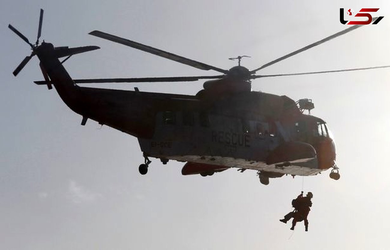 سقوط هلیکوپتر امداد و نجات/ سرنوشت نامعلوم 3 امدادگر+عکس
