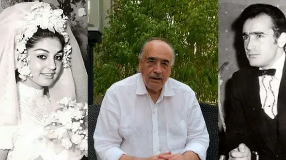 «پوری بنایی» در مراسم عروسی «فائقه آتشین»؛ سال 46