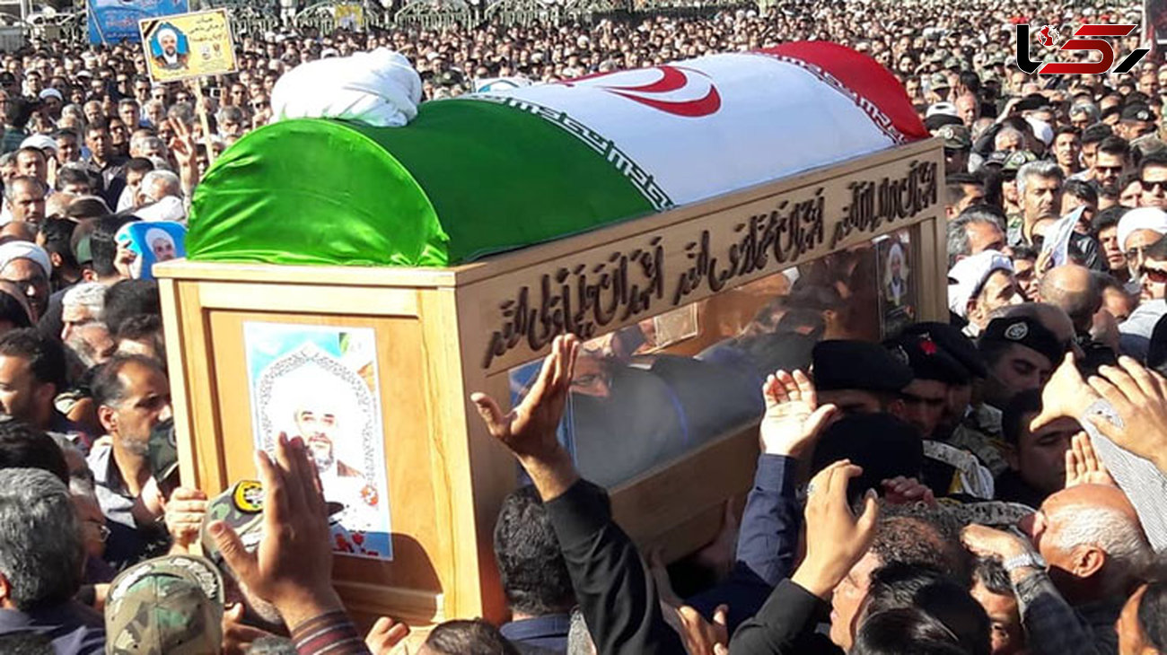 تصاویر مراسم تشییع جنازه امام جمعه شهید کازرون
