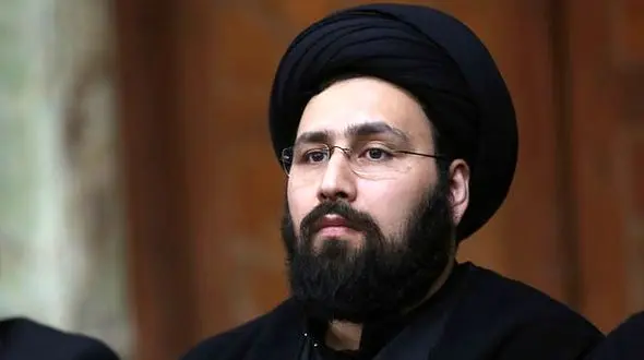 پیام سید علی خمینی به صورت تصویری از شبکه خبر