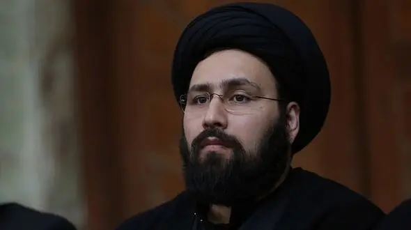 پیام سید علی خمینی به صورت تصویری از شبکه خبر