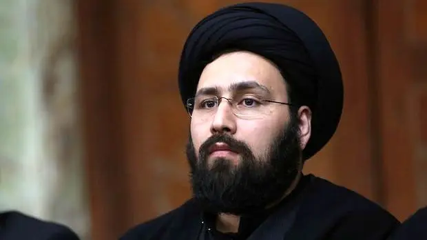 پیام سید علی خمینی به صورت تصویری از شبکه خبر