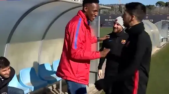 اولین حضور یری مینا در بارسلونا + فیلم