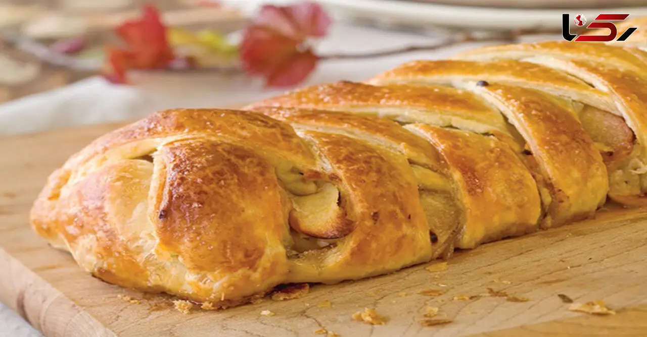 اشترودل مرغ و قارچ +دستور تهیه