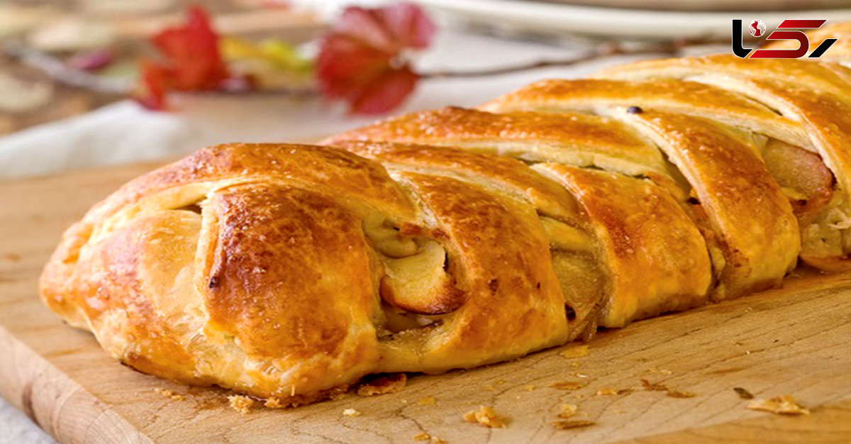 اشترودل مرغ و قارچ +دستور تهیه