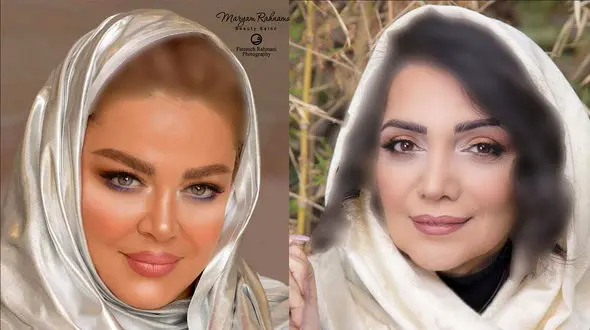 چهره واقعی بهاره رهنما و الهام پاوه نژاد با پوشش نامتعارف