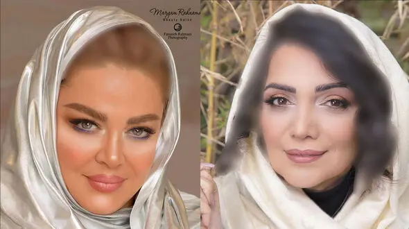 چهره واقعی بهاره رهنما و الهام پاوه نژاد با پوشش نامتعارف
