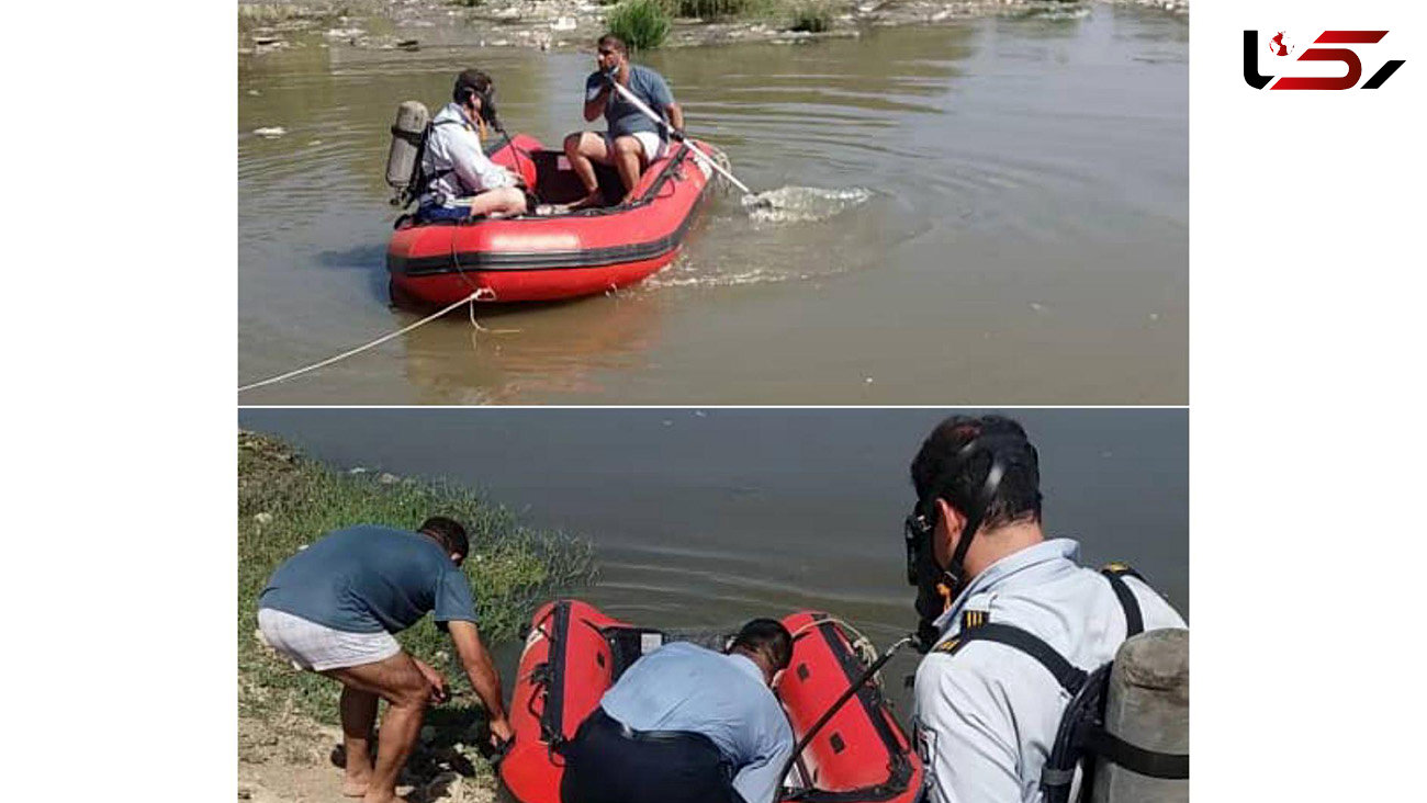 رودخانه قره سو مرد غریق نجات را بلعید 