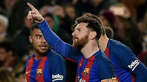 توضیح مسی در مورد ژست گلزنی مشکوکش